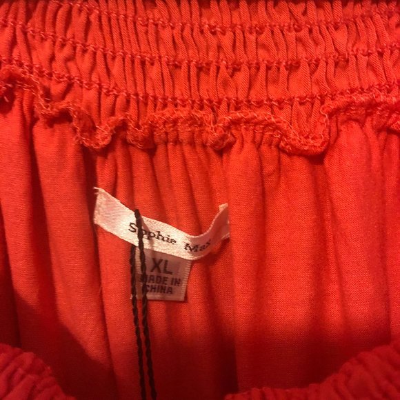 Sophie Max Coral Top NWT Size Xl - Picture 3 of 3